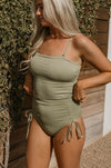 CARMIN  BOTTOM - OLIVE