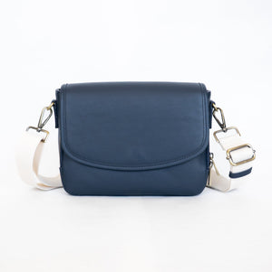 Ellie Crossbody | Vegan Leather Bag | Navy