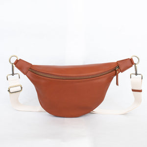 Amy Crossbody - Dark Brown Genuine Leather