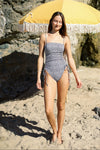 Olivia One Piece | Magnolia Modest Swimsuit with Leg Ties
