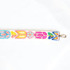 BAG STRAPS - KNIT FLORAL
