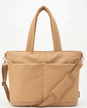 Tate Tote Bag | Work Laptop | Travel Carry On | Sand