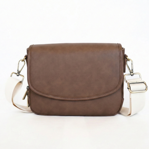Ellie Crossbody | Vegan Leather Bag | Mocha