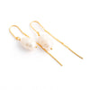 Thread Through Pearl Earring