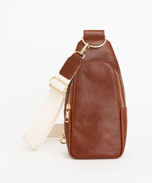 Nikki Sling - Dark Brown Genuine Leather