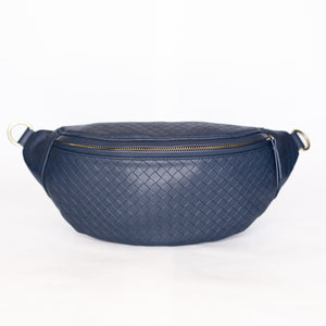 Paige Fanny | Vegan Leather Sling | Navy